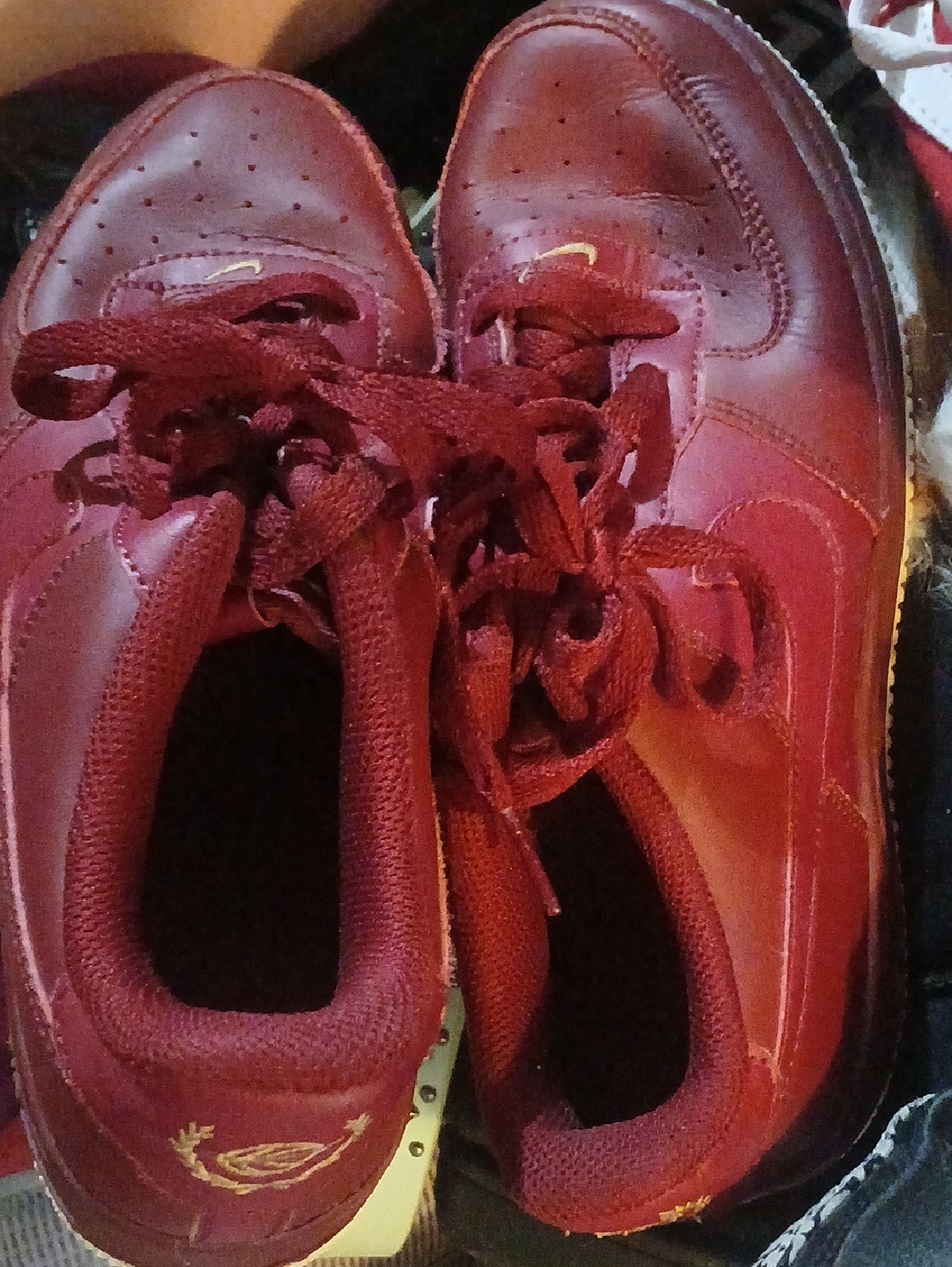 Kids Maroon Athletic Sneakers  Brand